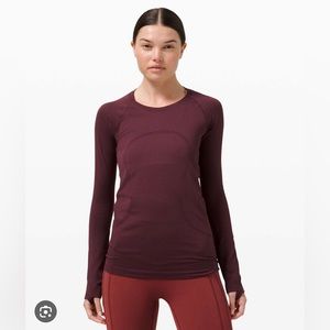 Lululemon Cassis Swiftly Tech Long Sleeve Size 6